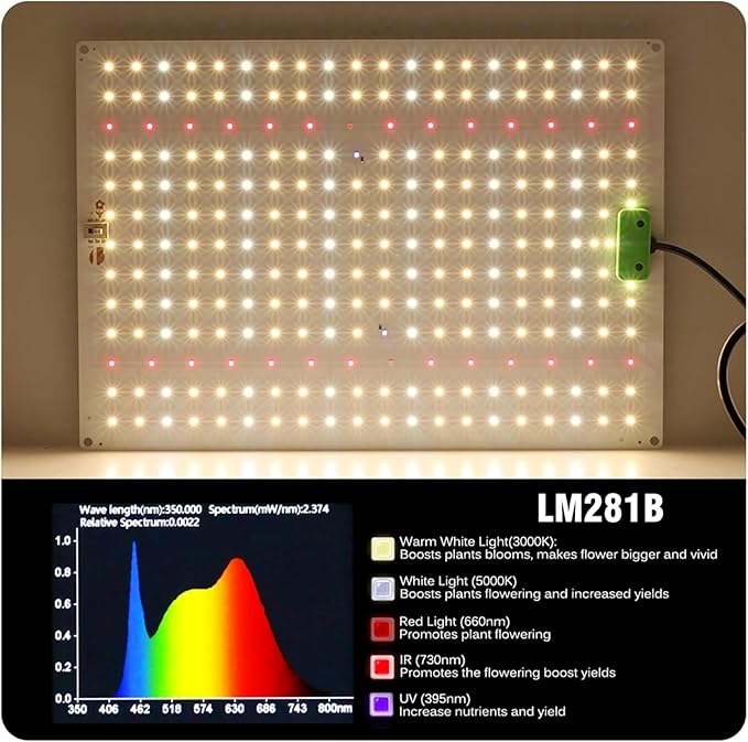 1200W/1500W LED Grow Light Full Spectrum Phytolamp Dimmable Plant Grow Light with Veg/Bloom Mode for Indoor Plants Seeding Veg &amp Bloom276Leds