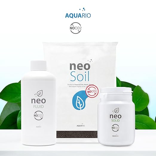 NeoFluid No CO2 - All-in-One Liquid Fertilizer for Freshwater Planted Tanks Easy-to-Use Aquarium Plant Nutrient Solution with Nitrogen Phosphorus Potassium Iron Trace Minerals - 300ml