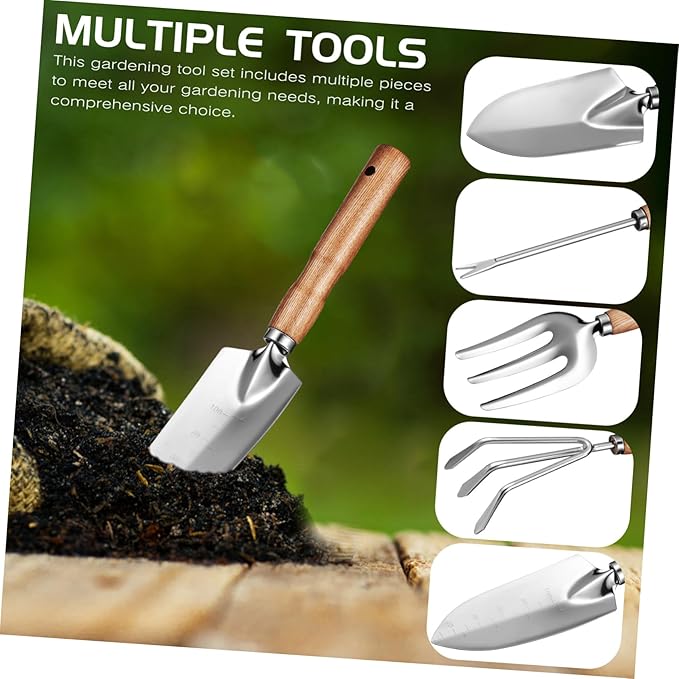 Garden Tool Set of Gardening Tools Garden Kit Trowel Set Multi-Functional for Gifts