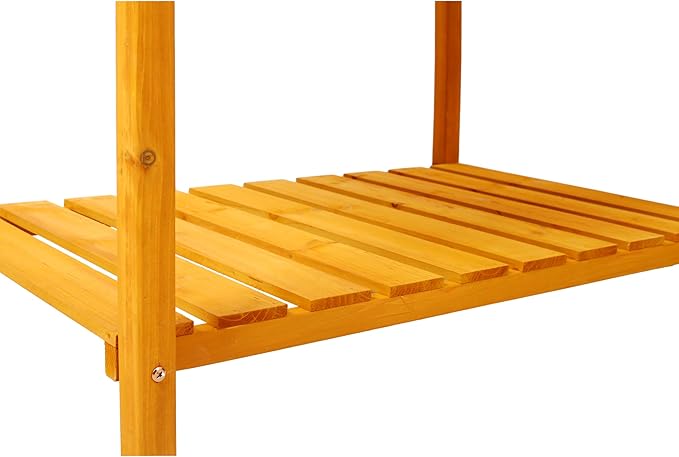 Brown Wooden Raised Garden Bed with Legs - Elevated Planter Box Featuring 8 Grids Divider &amp Protective Liner for Vegetables Flowers Herbs on Deck Patio Backyard