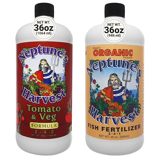 Neptune's Harvest Organic Plant Fertilizer | Liquid Fertilizer for Lawn Garden &amp Houseplant | Rich in Essential Nutrients | Hydrolyzed Fish 2-4-1 (Quart) + Tomato &amp Veg Plant Food 2-4-2 (Quar