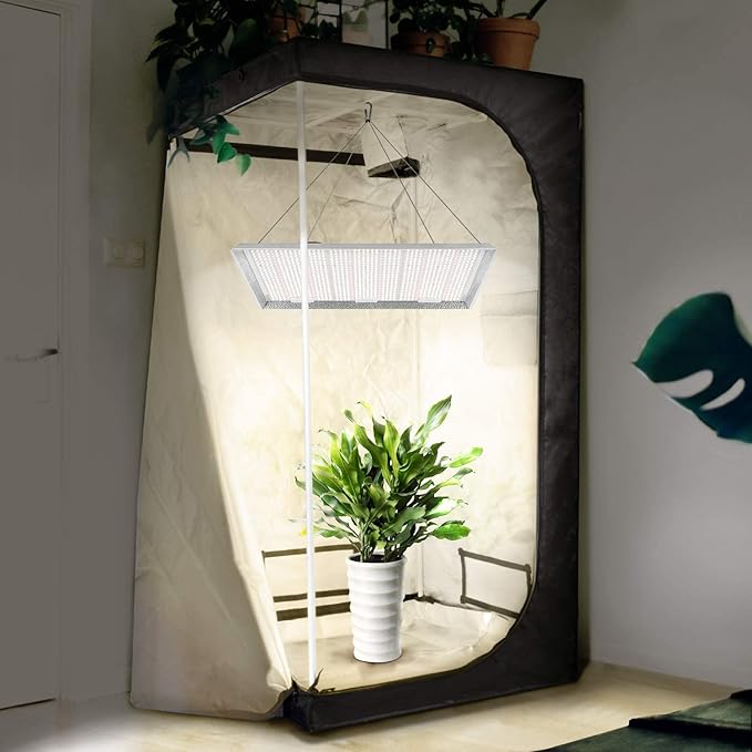 iPower 4500W LED Grow Light Daisy Chain Dimmable Full Spectrum for Hydroponic Indoor Plants Seeding Veg Bloom in Greenhouse