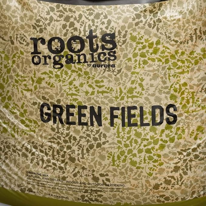 Roots Organics ROGF Green Fields Hydroponic Nutrient-Based Gardening Potting Soil for Plants Flowers and Outdoor Gardens 1.5 Cu Ft (4 Pack)