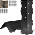 8 Set Raised Garden Bed Corner Brackets11x3x3 Raised Bed Corners Heavy-Duty Metal Conner with Screws Fits 20-24 Bed EdgesRust Resistant Metal Bracket Connectors for Vegetable Planter Garden