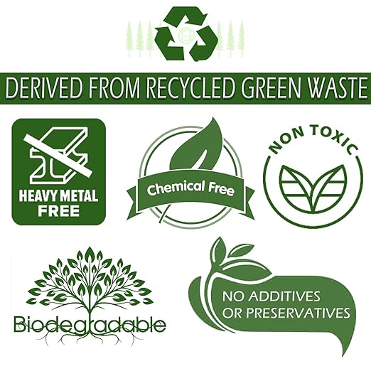 “Zero” Organic Fertilizer – NO Nitrogen Potassium or Phosphate 100% All-Natural/Organic Liquid Fertilizer from Recycled Green Waste Ready to Use (2.5 Gallon) Covers 2500 Sq. Ft.