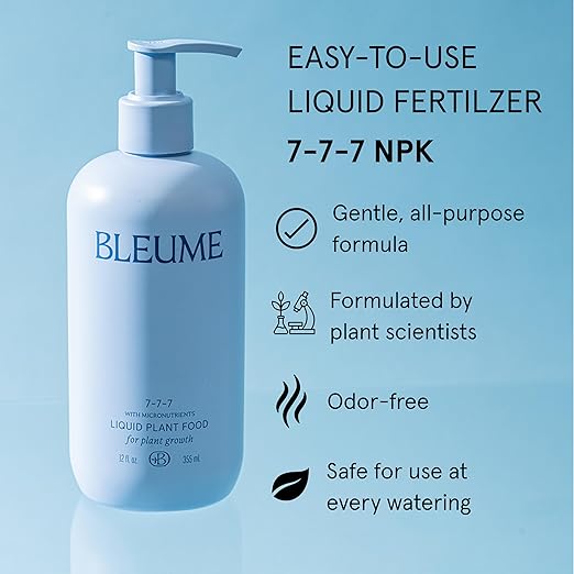 Liquid Plant Food All-Purpose Houseplant Fertilizer NPK 7-7-7 with Micronutrients Made in The USA Plant Food for Houseplants Potted Plants Vegetables Flowers and Tropicals