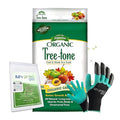 Espoma TR18 Organic Tree-Tone 6-3-2 18 lb. Bag with My Garden Pool PH Soil Test Strips 20 ct and My Garden Pool Superior Gardening Claw Gloves and Garden-IQ Smart Gardening AI Assistant!