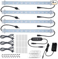 Litever Grow LED Light Strip Kits for Plants 36W with Timer Full Spectrum White Grow Lights Easy Installation. Good for Indoor Plants Grow Shelf Greenhouse Grow Cabinets
