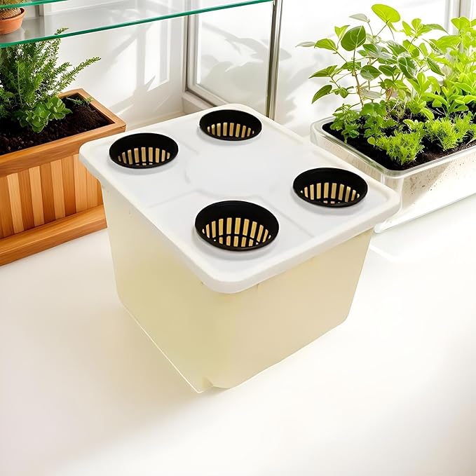 Hydroponic PlanterSoilless Cultivation Gardening SuppliesHydroponic Grow Buckets | for Indoor Outdoor Windowsill Balcony Greenhouse Tomato Cucumber Fruit