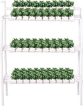 Hydroponics Growing System 90 Plant Sites3 Layers 10 39 Long Food-Grade PVC-U Pipes Hydroponic Gardening System Grow Kit with Water PumpTimerNest Basket and Sponge for Leafy Vegetables