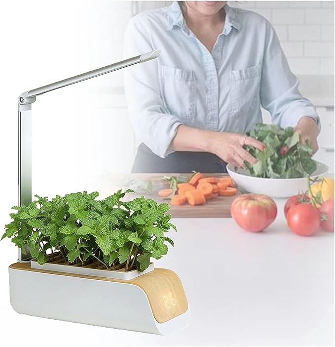 Hydroponic Systems Interior Plants Cultivation Lights Without Seasonal Restrictions Adjustable Height Interior Gardening Kit Suitable for Seedlings/Seeds/Succulents