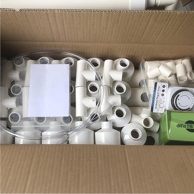 Hydroponic Site Grow Kit 2 Layers 72 Locations and Deep Streams Aquatic Grow Gardens with Pump DIY Clone Kit for Hydroponics System220V