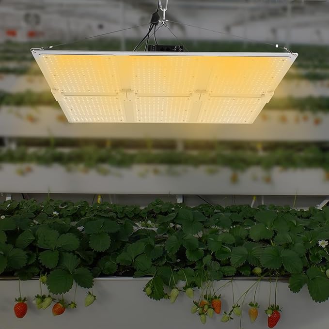 Square LED Grow Light Panel Full Spectrum Plant Growth Light Lamp 660W Dimmable Grow Tent Light Ip65 Waterproof Plant Growing Light Indoor LED Plant Grow Light for Germination Sowing Flowering
