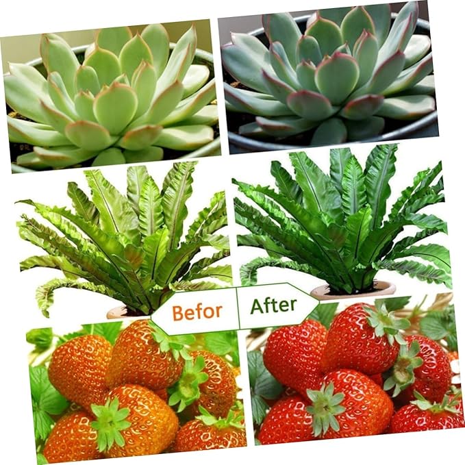 GANAZONO 9w Dimmable Led Plant Lights Levels Grow Lamp for Indoor Herb Garden Grow Light Led Timer Function for Vegetative Growth