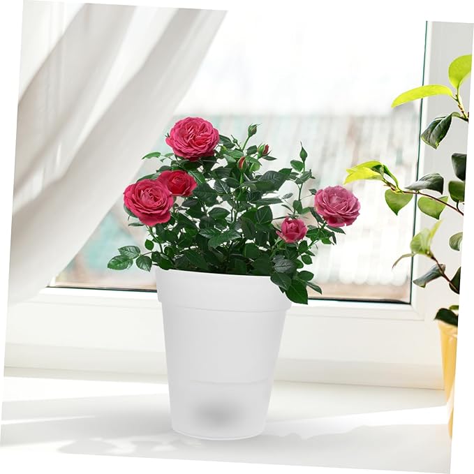 Veemoon Solar Powered Flowerpot Light LED Planter Lamp for Garden Patio Balcony Indoor Outdoor Use Energy Saving Environmental Friendly