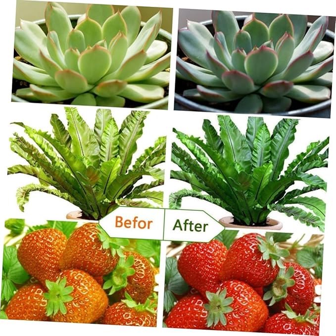 HANABASS 9w Dimmable Led Plant Lights Levels Single Head Timing Function for Indoor Garden Hydroponic Greenhouse Uv Grow Lights