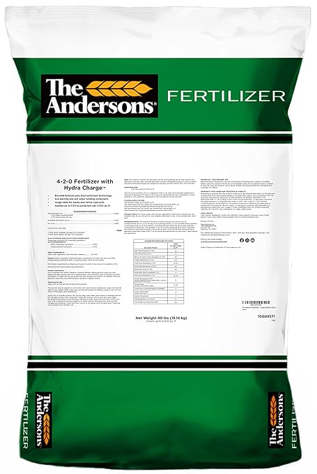 The Andersons Professional Hydra Charge® Biosolid Fertilizer Plus Surfactant 4-2-0 (40 lb.) - Covers up to 5000 sqft.