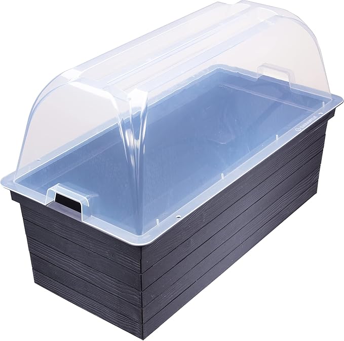 Exaco 645141 Balcony Planter Protective Cover Raised Bed Clear