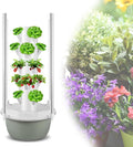 Hydroponic Microgreen Kit Tower Garden Growing System Fruits &amp Vegetables with Hydrating PumpControllerSeedling TrayCotton Planting C(36Pots)