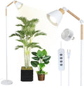 HMVPL Grow Lights for Indoor Plants Full Spectrum Plant Lights for Indoor Growing with 20W COB Grow Light Blub 4/8/12H Timer Standing Tall Grow Lamp for Middle Large Plants(75'' Height Adjustable)