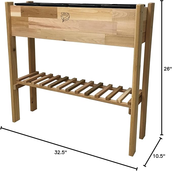 P-48 Plantable 48 Planter 32.5 x 10.5 x 26 Cedar