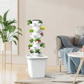 Cultivation Hydroponic Tower aeroponic Cultivation kit Garden hydroponic Tower Vertical aeroponic Cultivation System for Herbs Fruits and Vegetables15holes