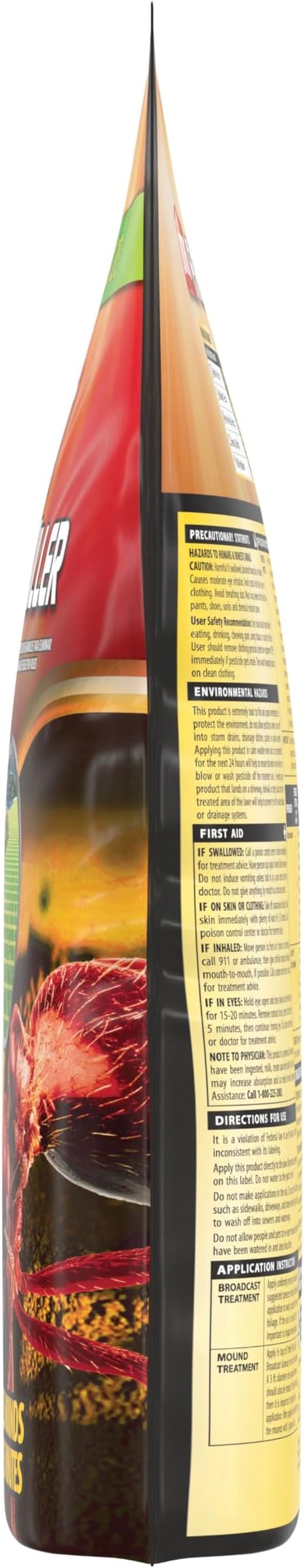 Ortho Fire Ant Killer Broadcast Granules - Fire Ant Granules for Outdoors Kills Mounds in 15 Minutes 6 Month Protection Treats Up to 5650 sq. ft. 13 lb.