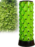 Hydroponics TowerAutomated Aeroponic TowerHydroponics Growing for Indoor HerbsFruits and VegetablesAeroponic Tower with Hydrating PumpTimerAdapterSeeding Bed &amp Net PotsGreen-6floors