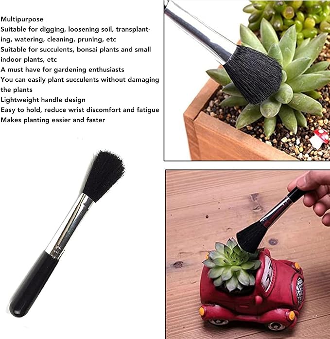 23pcs Succulent Tools Miniature Garden Transplanting Tools Set for Bonsai Plant Cactus Small Indoor Plant Care