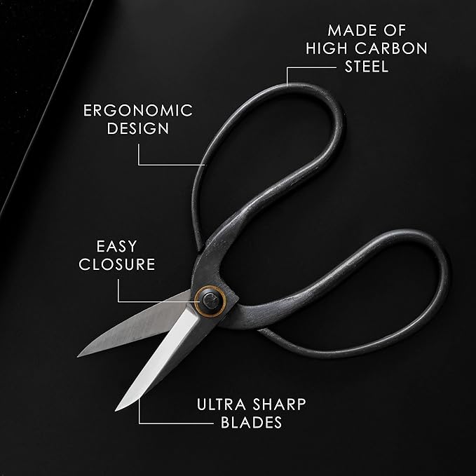 Professional Bonsai Butterfly Scissors | Pruning Shears for Trimming Plants | Japanese Gardening Bonsai Tools | Garden Scissors