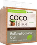 Buffered Coco Bliss (10lbs) - 100% Buffered Organic Coco Coir for Plants &amp Gardening - Cocopeat for Garden Soil Seed Starter Soil &amp Mulch - Organic Coconut Coir Brick - Coconut Fiber Potting