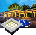Underground Light LED - LED Beam Spotlight IP66 Waterproof Garden Landscape Light Outdoor Underground Lights Square Outdoor Park Landscape Embedded Lawn GrRed 12W