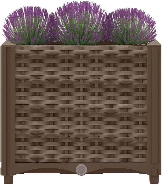Raised Bed PlanterGarden BedGalvanized Raised Garden BedPlanter Raised bedsGalvanized Planter15.7x15.7x15 Polypropylene
