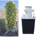 30 Holes Hydroponic Growing System KitHydroponics Tower GardenGarden Tower with Pump System 2/3/4/5/6 Layers Indoor Vertical Tower for Herbs Fruits and Vegetables (2 layers/10 Holes)