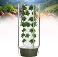 Hydroponic Growing Tower with 30l Tank 5/7/9 Layers 20/28/36 Plants Indoor Outdoor Hydroponics Growing System Soilless Cultivation Herbs Fruits Vegetables 7LayerLED