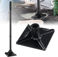 Steel Tamper Tool Heavy Duty Garden Ground Steel Tamper Tool Kit Long Handle 58 Inch 8x8” Square Dirt Hand Tamper Landscaping Garden Tools for Leaving Soil Sand Gravel Asphalt Driveway