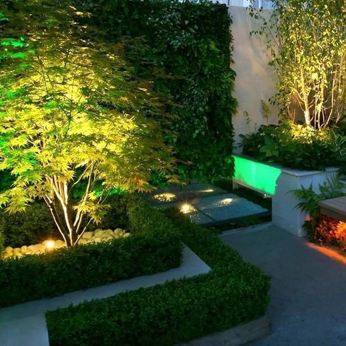 3w LED Landscape Lights Underground Lamp Outdoor Decorative Spotlight Waterproof Ip65 Buried Ground Lamp Patio Pathway Lawn Driveway Path Light Fittings