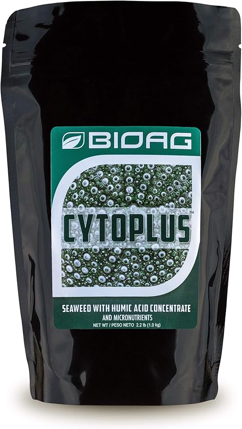 BIOAG CytoPlus Organic Humic Acid Plus Seaweed Extract Essential Micronutrients Dry Soil Amendment for All Plants S B Co Cu Fe Mn Mo Zn (1 kg)