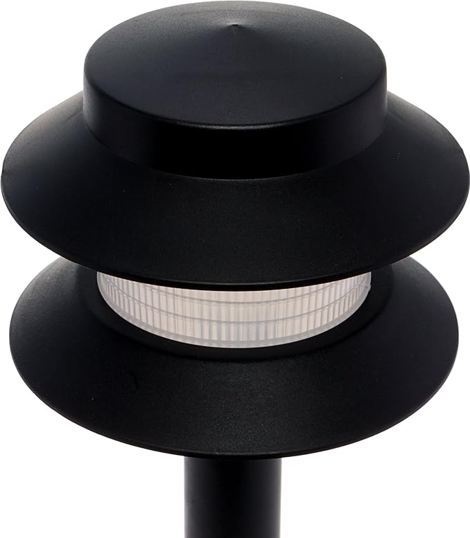 Paradise GL22627 Low Voltage Plastic 4W Path Light (Black 12 Pack)