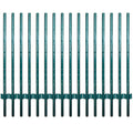 ARIFARO Fence Posts 4 Feet Sturdy Duty Metal Fence Post Pack of 16 No Dig Garden U Post for Wire Fencing Steel Post for Yard Outdoor Wire