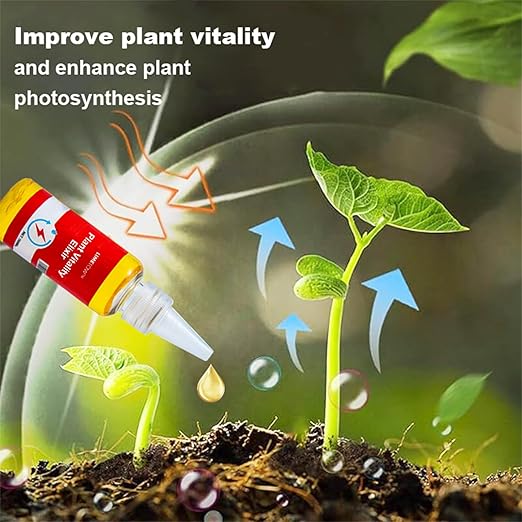 LIMETOW Plant and Flower Activation Liquid Solution – Plant Growth Enhancer Rooting Hormone and Liquid Fertilizer for Seedlings and Cuttings (3Bottle)