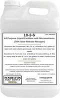 Pendelton Turf Supply 18-3-6 Liquid Fertilizer (50% SRN &amp Micronutrients) (2.5 Gallons)