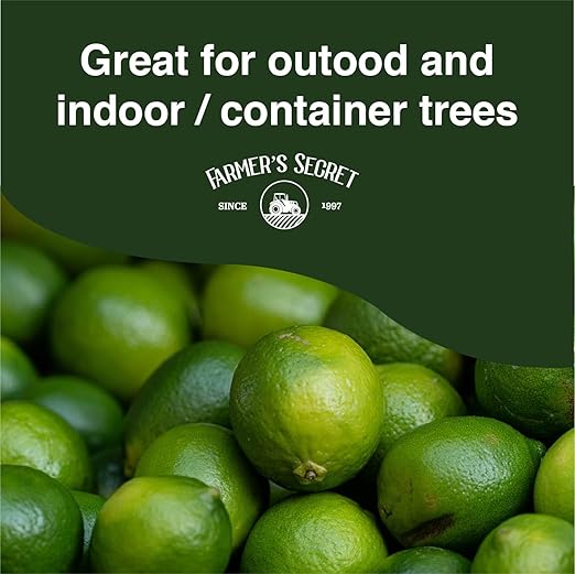 Farmer's Secret Citrus Tree Booster Fertilizer (128oz) - Super Concentrated - Formulated for All Citrus Trees Including All Types of Lemons Limes and Oranges - Outdoor and Indoor/Container Trees