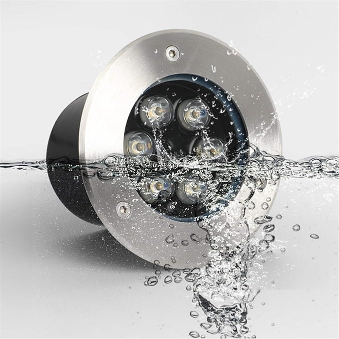 Underground Light LED Walkover Lights High Brightness Color Recessed Ground Spotlight IP67 Waterproof AC85-265V Used to Illuminate The Wall Terrace Lawn (Color : Cold White Size : 1W) (Blue 3W)