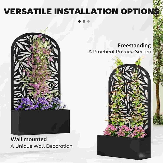 Curved Raised Garden Bed High-Capacity Planter for Maximum Edge Planting - Generous Garden Box Design Creates More Growing Space &amp Easier Access for Urban Gardens and Small Yards