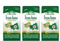 Espoma Organic Iron-Tone 3-0-3 Organic Fertilizer and Plant Food to Help Correct Iron Deficiency (Chlorosis). 5 lb. Bag. Turns Yellow to Green Non Staining Iron - 3 Pack