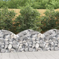 Arched Gabion BasketRaised Flower BedsGardening PlantersMultifunctional Raised BedPlant Privacy FenceGreenhouse Planterfor GardensPatiosalconies39.4x11.8x23.6/31.5 Galvanized Iron