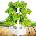 Hydroponic Tower Growing Sytem4 Columns 32 Plants Sites Vertical Grow TowerAeroponics Growing Kit for Indoor &amp Outdoor for Herbs Fruits and Vegetables