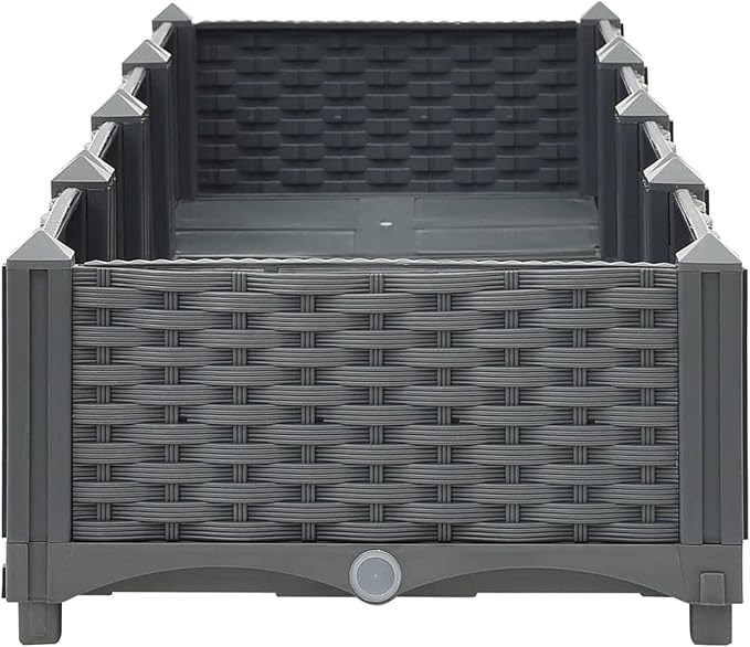 Raised Bed 63x15.7x9.1 Polypropylene SE100633