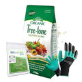 MYGP TR4 Organic Tree-Tone 6-3-2 4 lb Promote Healthy Tree Growth with My Garden Pool PH Soil Test Strips 20 ct and Gardening Claw Gloves and Garden-IQ Smart Gardening AI Assistant!